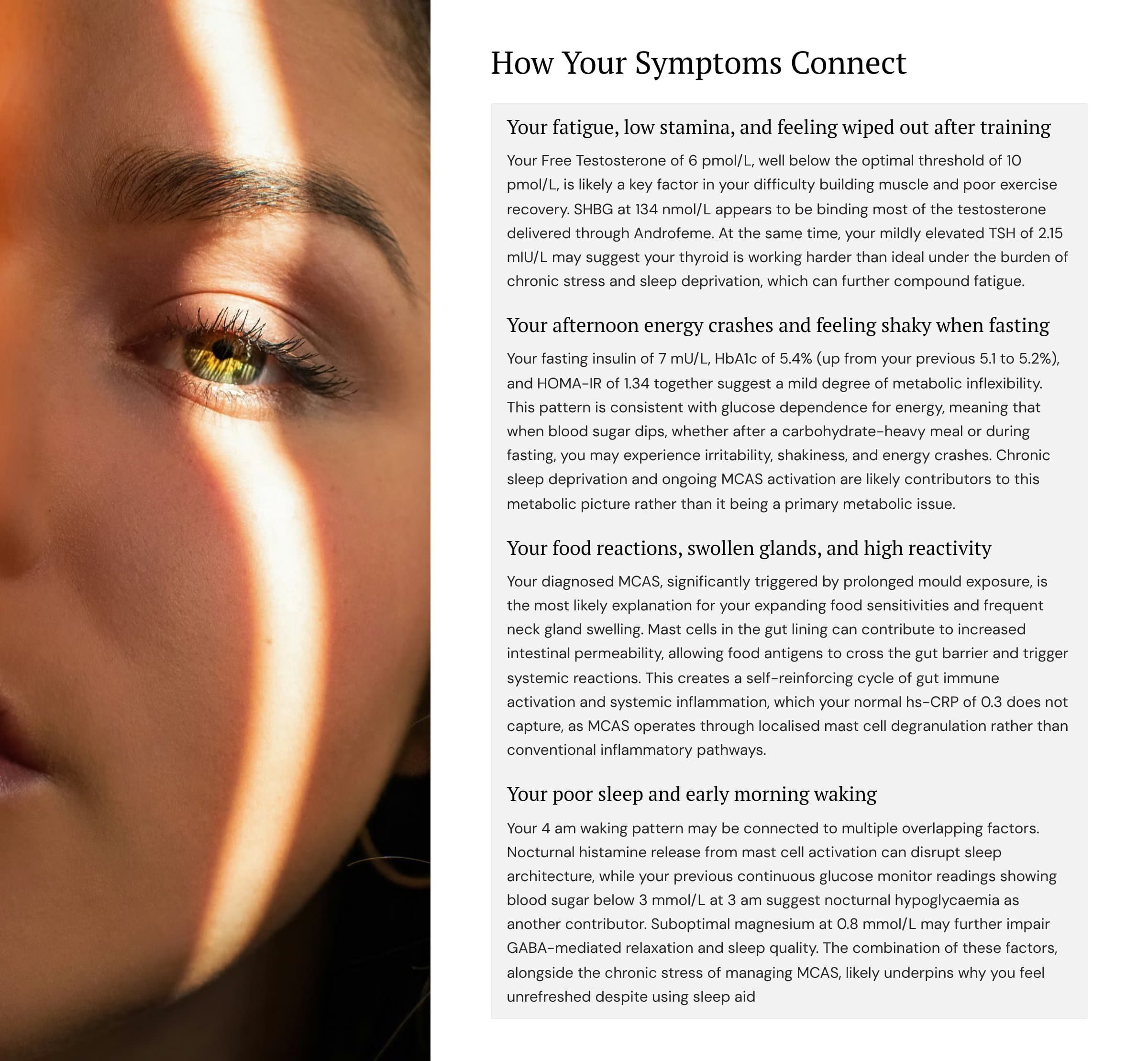 Report page: The bigger picture